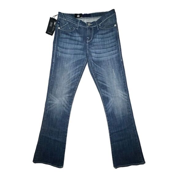Rock & Republic Womens Denim Kassandra Mid Rise Bootcut Jeans 8M New - Picture 1 of 8